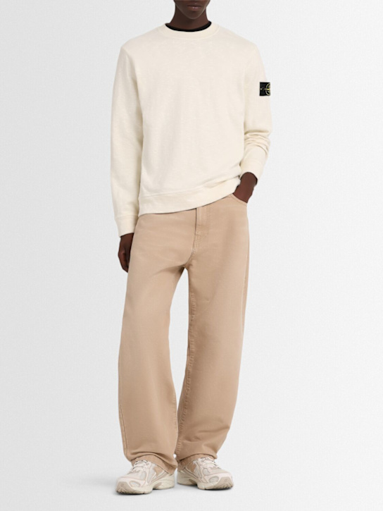 Stone Island - Vanisé brushed heavy cotton sweatshirt