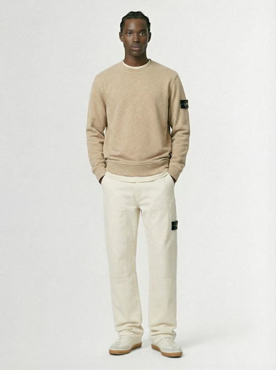 Stone Island - Vanisé brushed heavy cotton sweatshirt