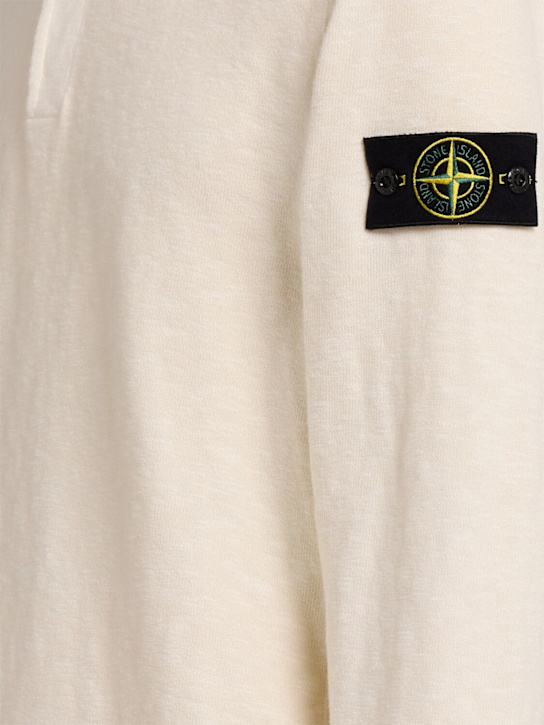 Stone Island: Polohemd aus Baumwolljersey