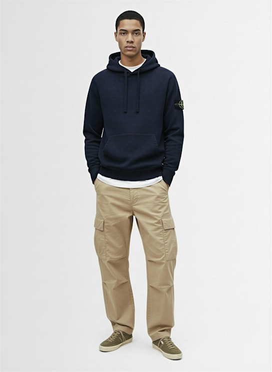 Stone Island: Cotton sweatshirt hoodie