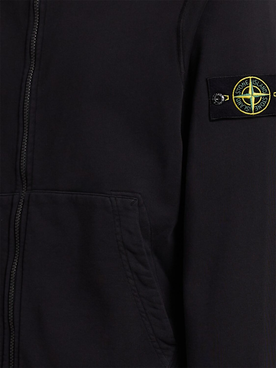 Stone Island: Cardigan aus Baumwolle mit Zipper