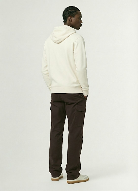 Stone Island: Hoodie aus Baumwollfleece