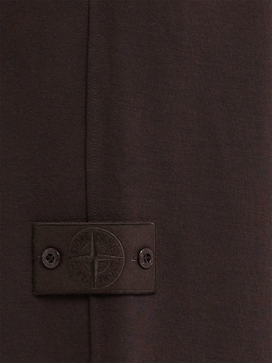 Stone Island: Wool & cotton sweatpants