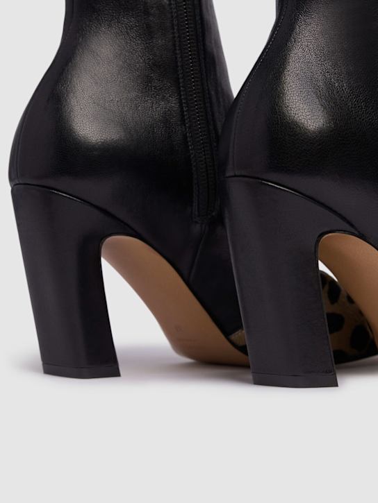 Khaite: Bottines à imprimé léopard Nevada 85 mm