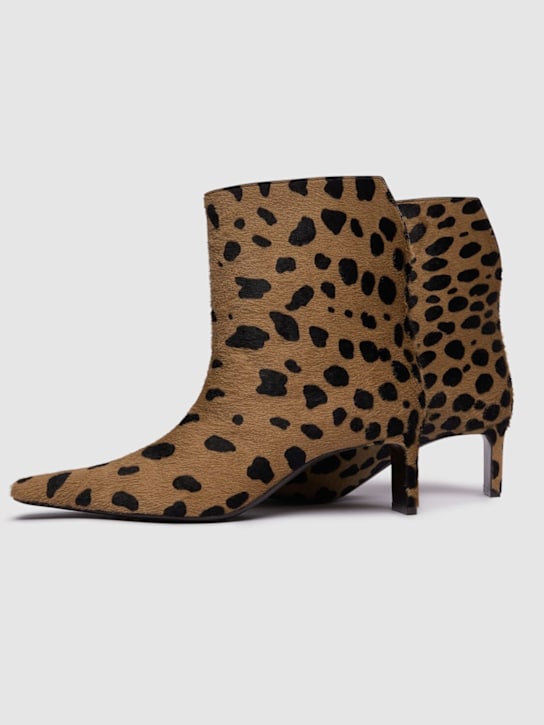 Khaite - 55mm hohe Stiefeletten mit Leo-Print „Ona“