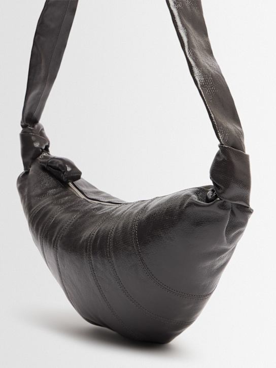 Lemaire: Borsa media Croissant in cotone spalmato