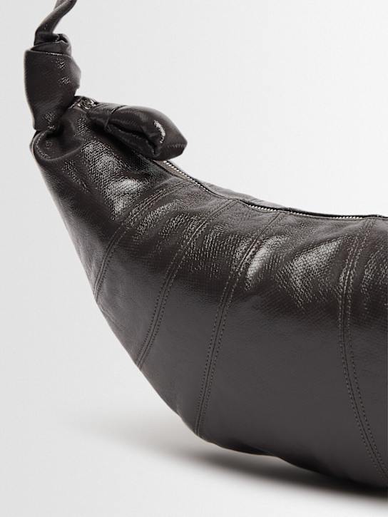 Lemaire: Borsa media Croissant in cotone spalmato