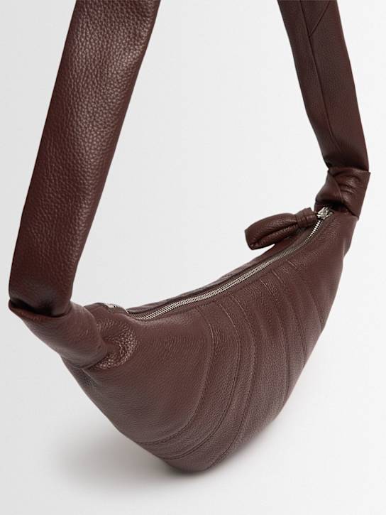 Lemaire: Small Croissant grain leather bag