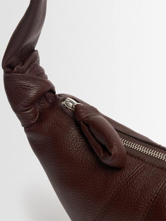 Lemaire: Small Croissant grain leather bag