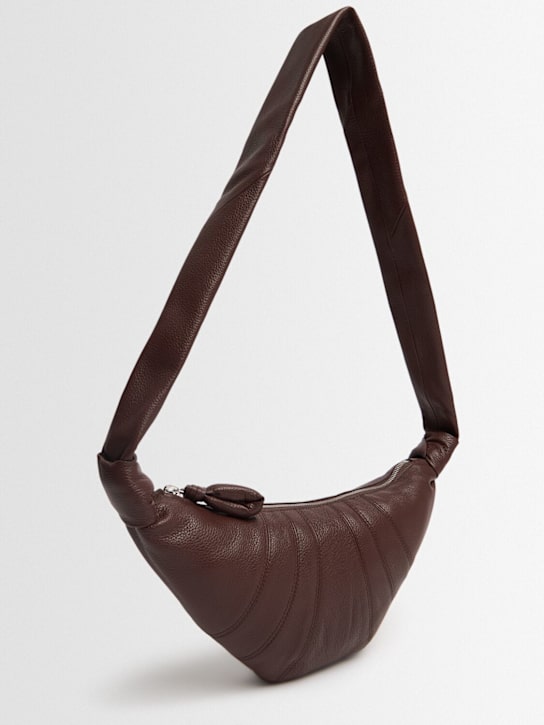 Lemaire: Small Croissant grain leather bag
