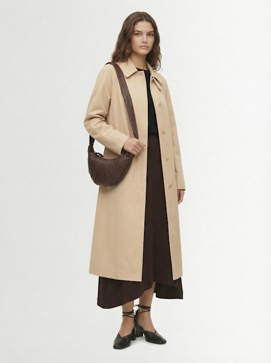 Lemaire - Small Croissant grain leather bag