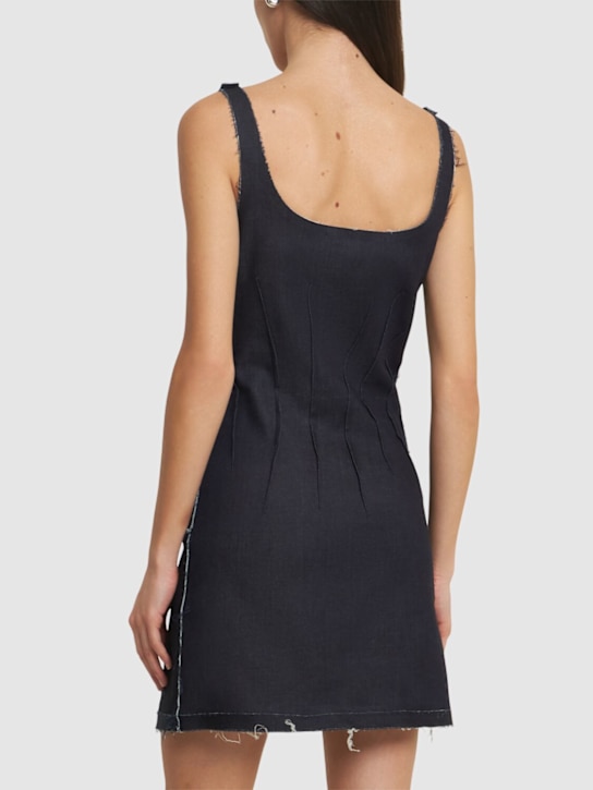 Marni: Robe courte en denim