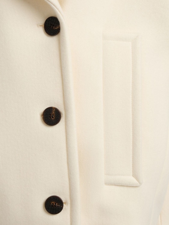 Jacquemus: Le Caban Ovalo wool short coat