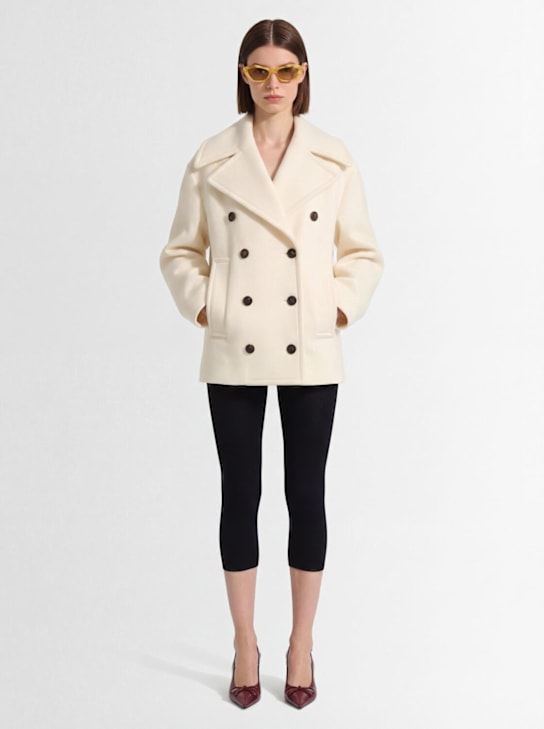 Jacquemus - Manteau court en laine Le Caban Ovalo