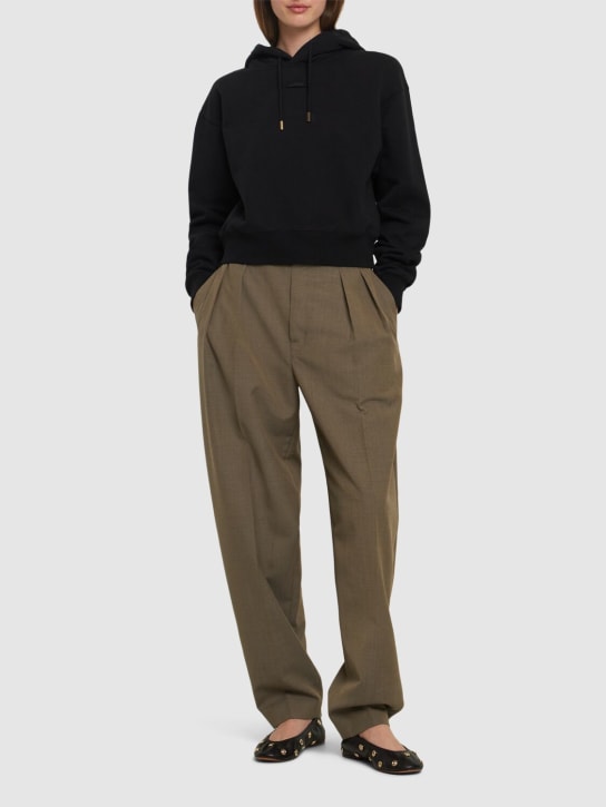 Jacquemus: Felpa Le Hoodie Gros Grain in cotone