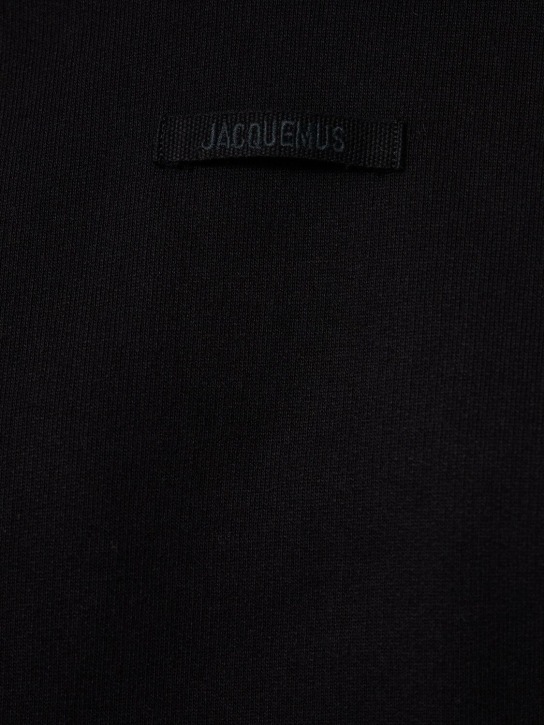 Jacquemus: Felpa Le Hoodie Gros Grain in cotone