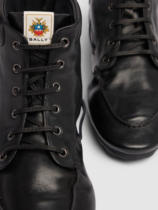 Bally: 20mm hohe Stiefeletten aus Leder „Paphos“