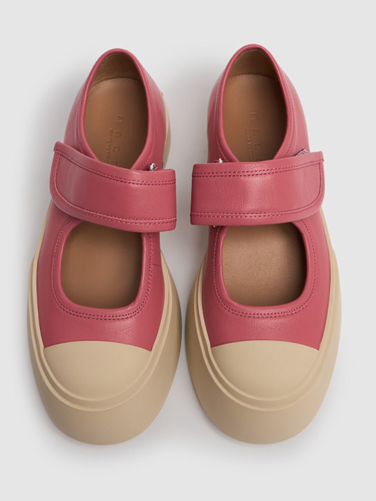 Marni: 20mm hohe Loafer aus Leder „Mary Jane Pablo“