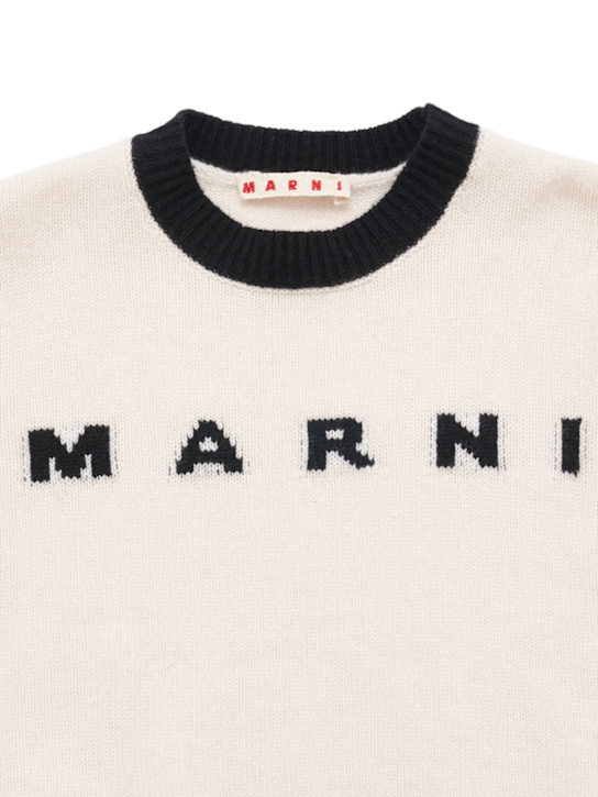 Marni Junior: Suéter de punto de lana y cashmere