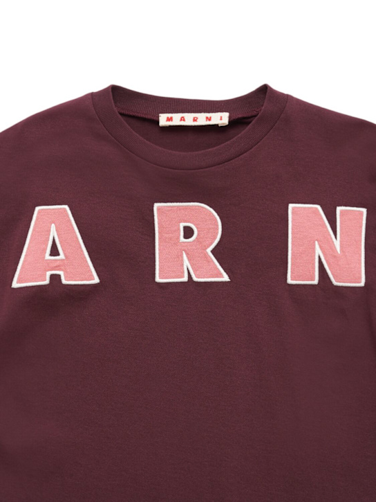 Marni Junior - Bedrucktes T-Shirt aus Baumwolljersey