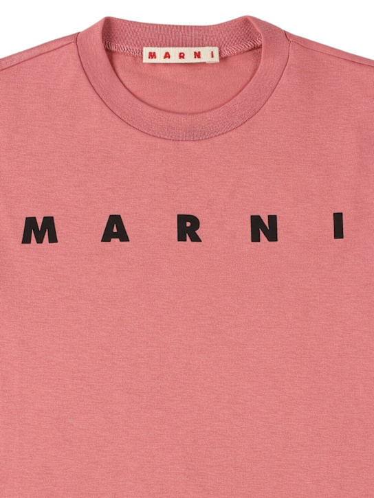 Marni Junior: Bedrucktes T-Shirt aus Baumwolljersey
