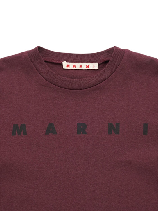 Marni Junior - Bedrucktes T-Shirt aus Baumwolljersey