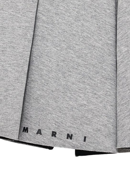 Marni Junior: Falda de scuba de algodón