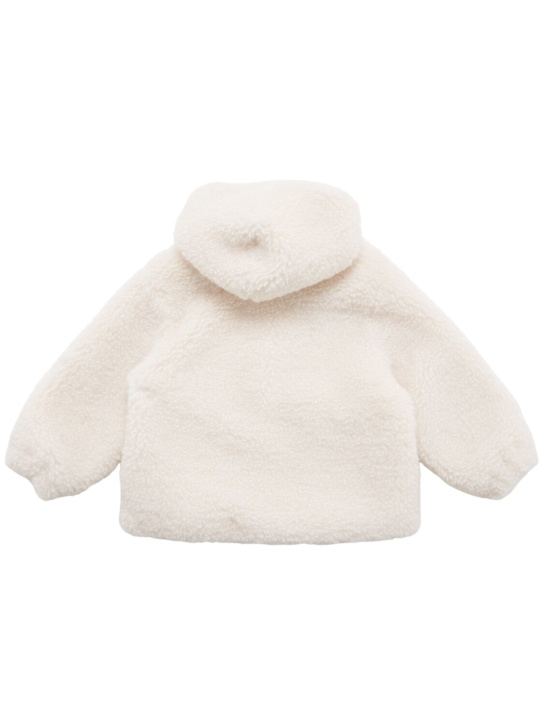 Marni Junior: Kapuzenjacke aus Plüsch