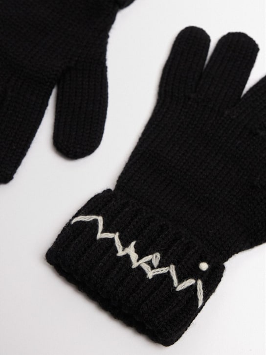 Marni Junior - Handschuhe aus Wollmischstrick