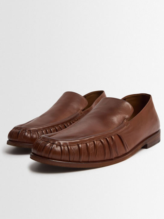 Marsell: Mocassins en cuir lisse et souple Mocassino