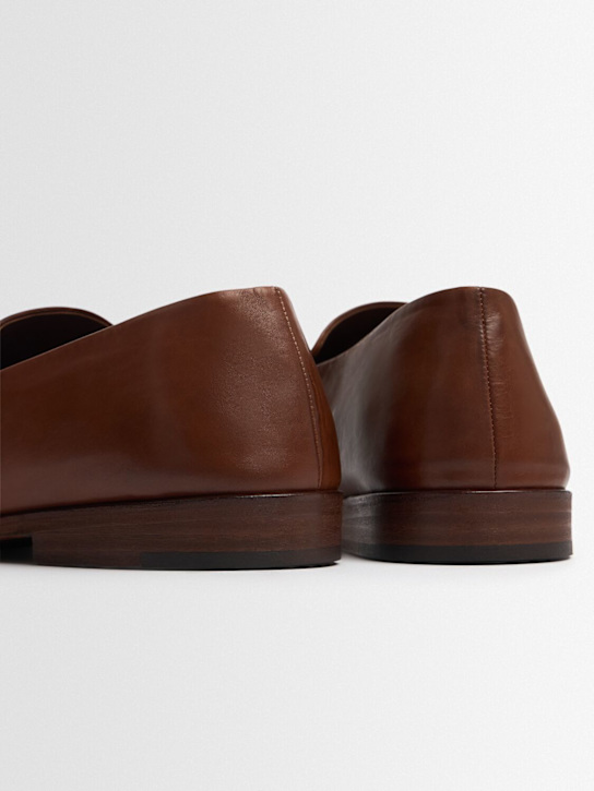 Marsell: Mocassins en cuir lisse et souple Mocassino