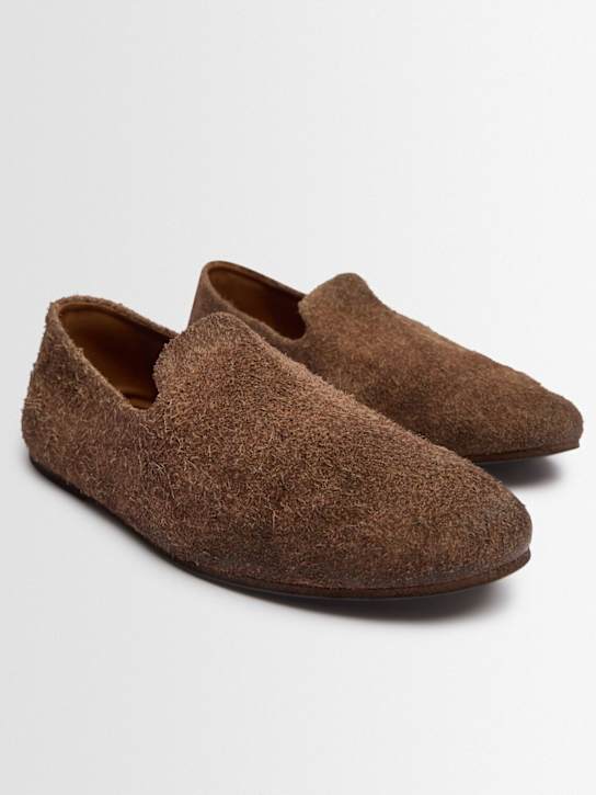 Marsell: Mocassins en cuir inversé Steccoblocco