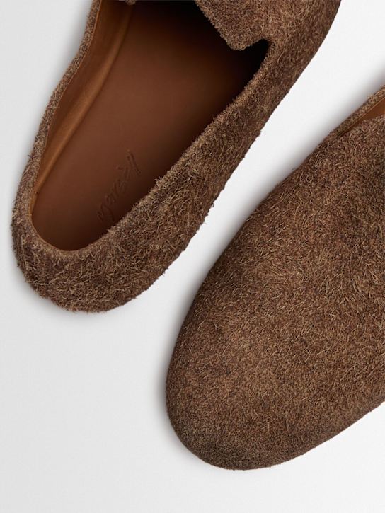 Marsell: Mocassins en cuir inversé Steccoblocco