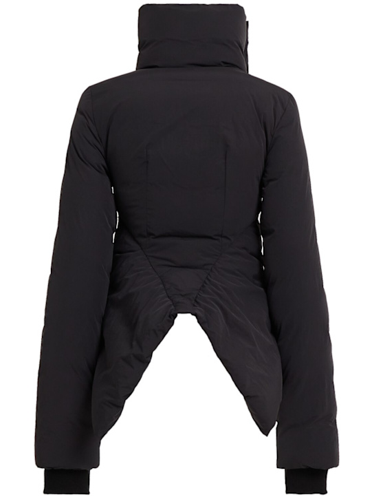 Rick Owens: Naska high neck matte nylon down jacket
