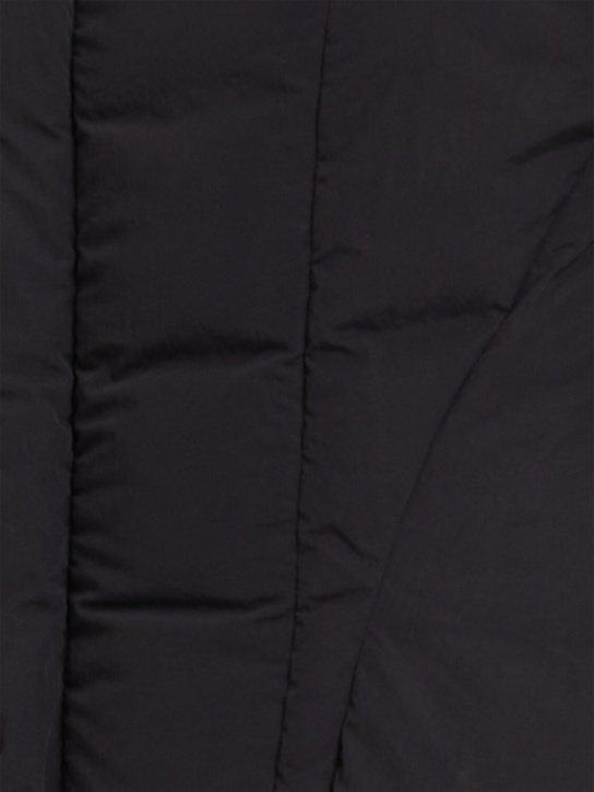 Rick Owens: Naska high neck matte nylon down jacket