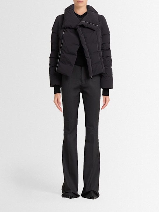 Rick Owens: Naska high neck matte nylon down jacket