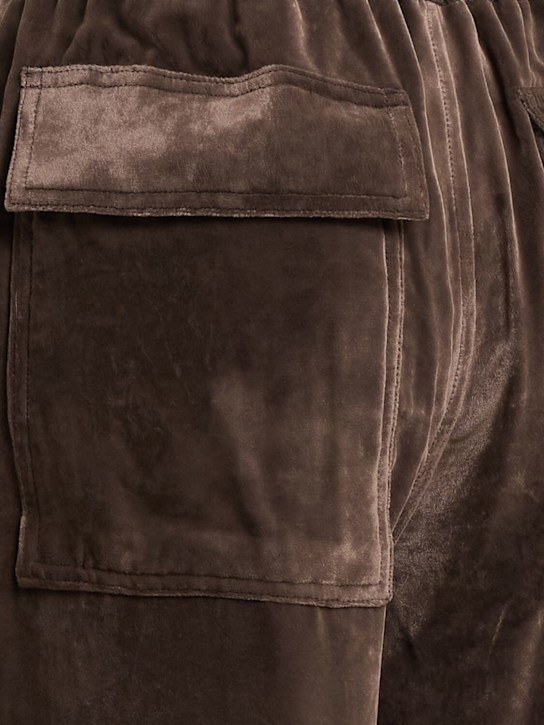 Rick Owens: Pantaloni Dietrich in velluto con coulisse