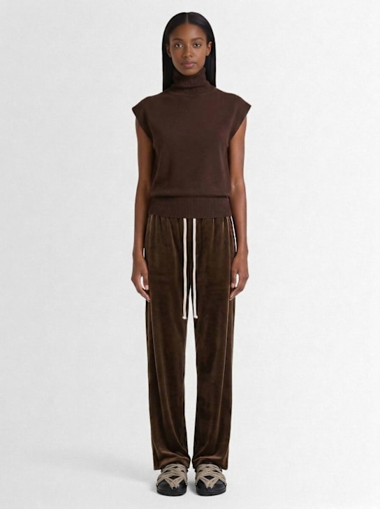 Rick Owens - Samthose mit Kordelzug „Dietrich“