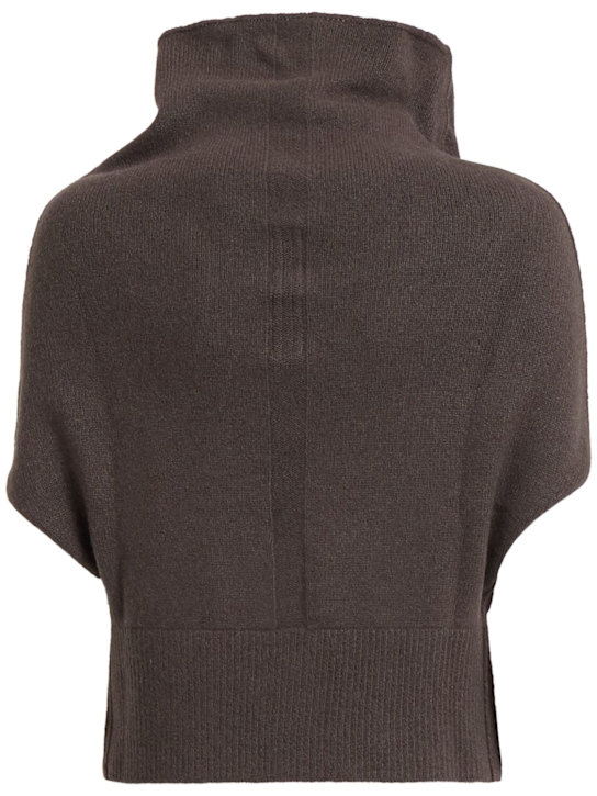 Rick Owens - Drapiertes Oberteil aus gekochter Kaschmirmischung