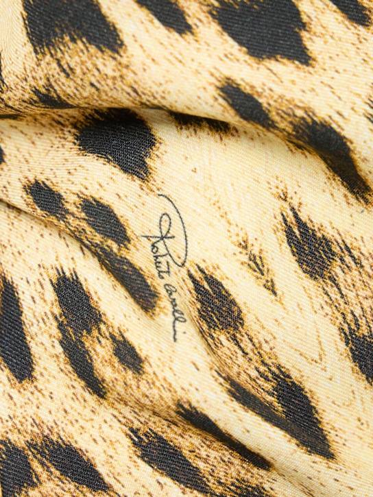 Roberto Cavalli: Top in viscosa stampa leopardata
