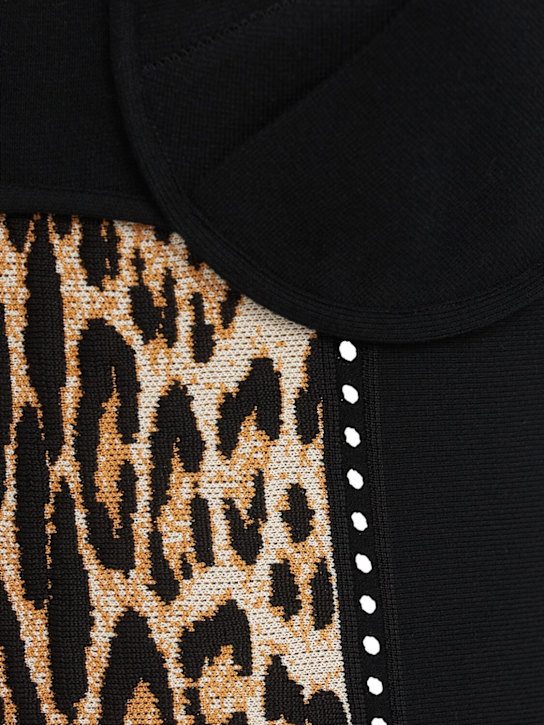 Roberto Cavalli: Minikleid aus Stretch-Viskose