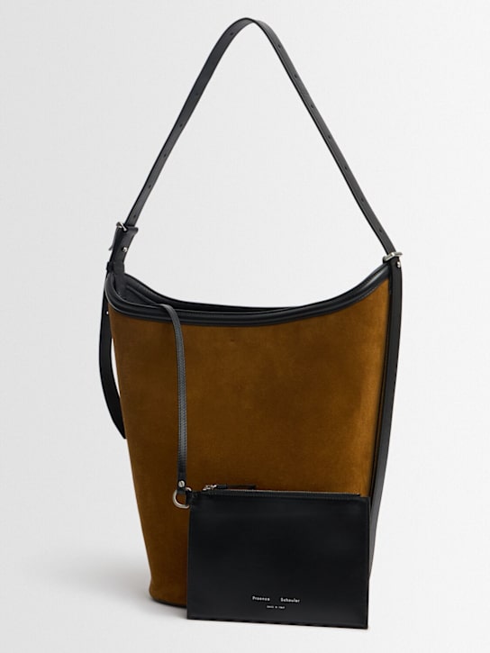 Proenza Schouler: Borsa a secchiello Brant in camoscio