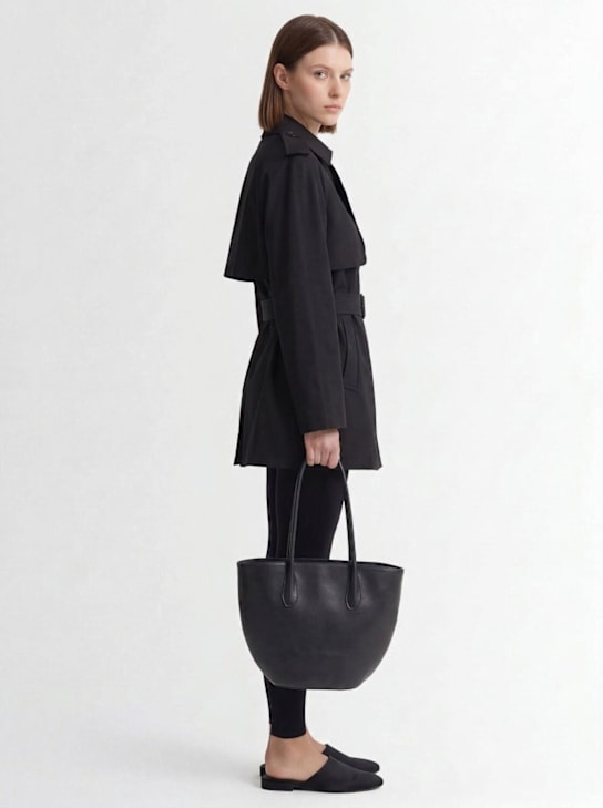 The Row - Alger saddle leather tote bag