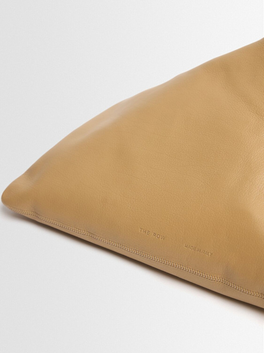 The Row: Small Bindle silk leather top handle bag