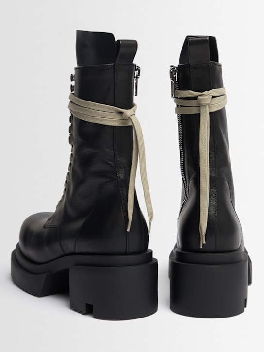 Rick Owens: Schnürstiefel aus Leder „Bogun“