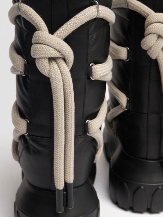 Rick Owens: Lederstiefel „Lunar Mega Tractor“