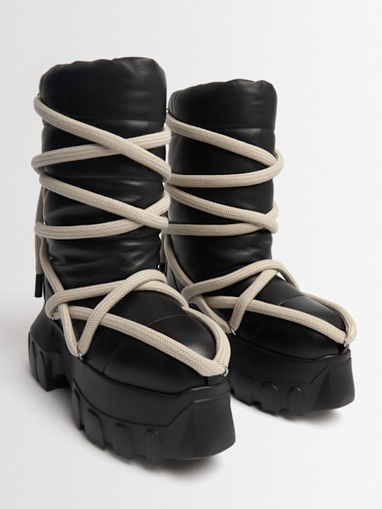 Rick Owens - Lederstiefel „Lunar Mega Tractor“