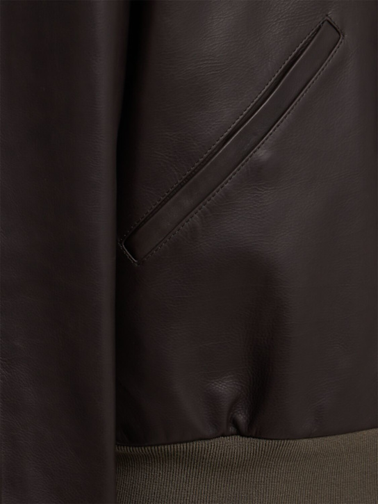 The Row: Setsen leather jacket