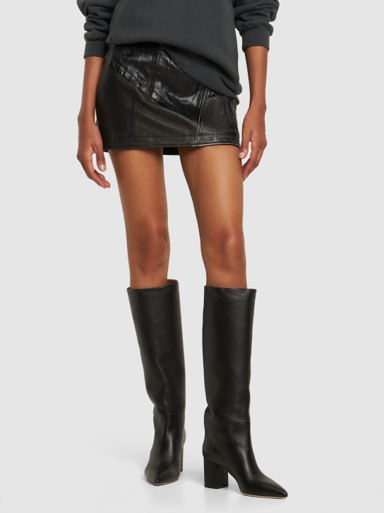 Paris Texas - 70mm hohe Stiefel aus Leder „Anja“