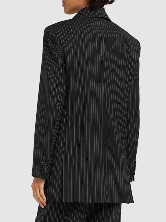 Max Mara: Blazer aus Wolle mit Nadelstreifen „Mattia“